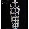 30 Inch Tall Biggest Full Clear Stone Pageant Crown